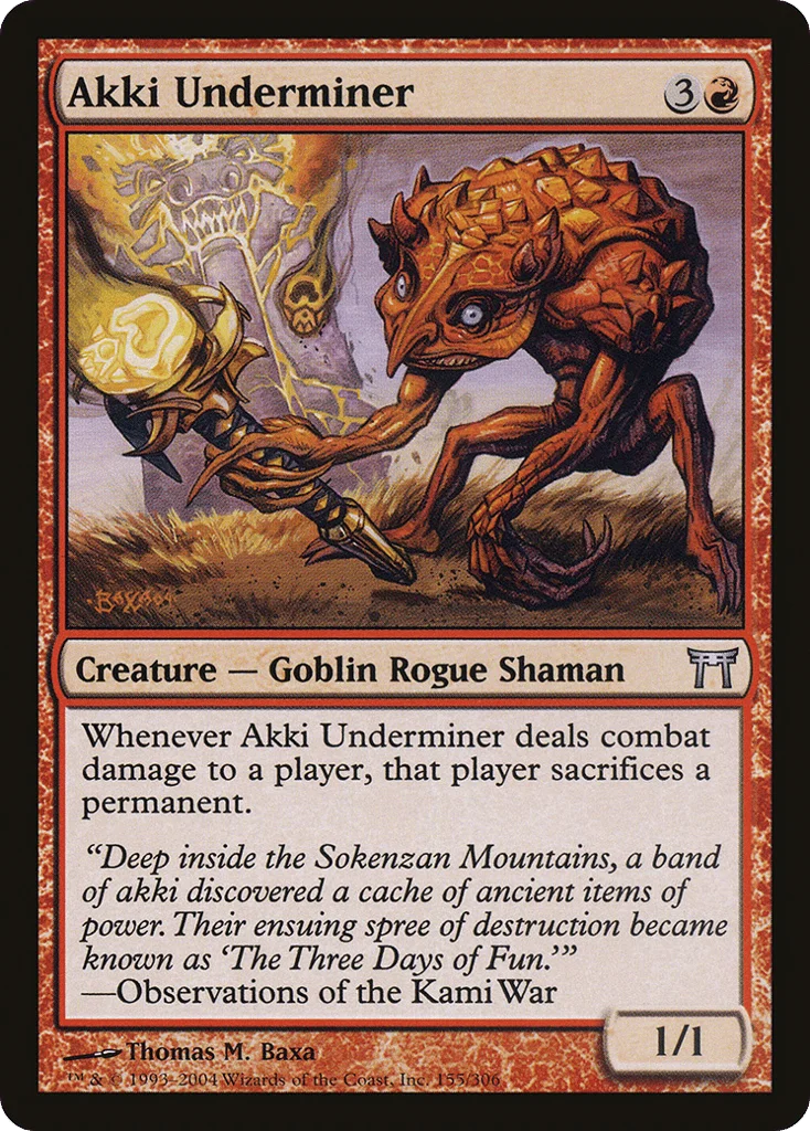 Akki Underminer · Champions of Kamigawa