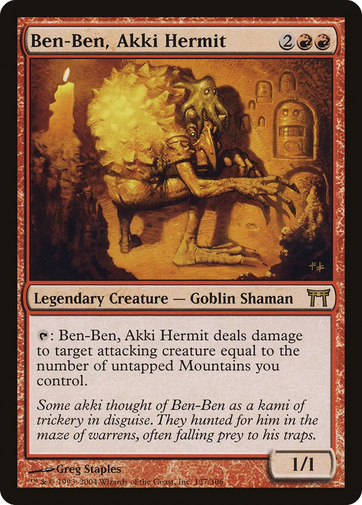 Ben-Ben, Akki Hermit · Champions of Kamigawa