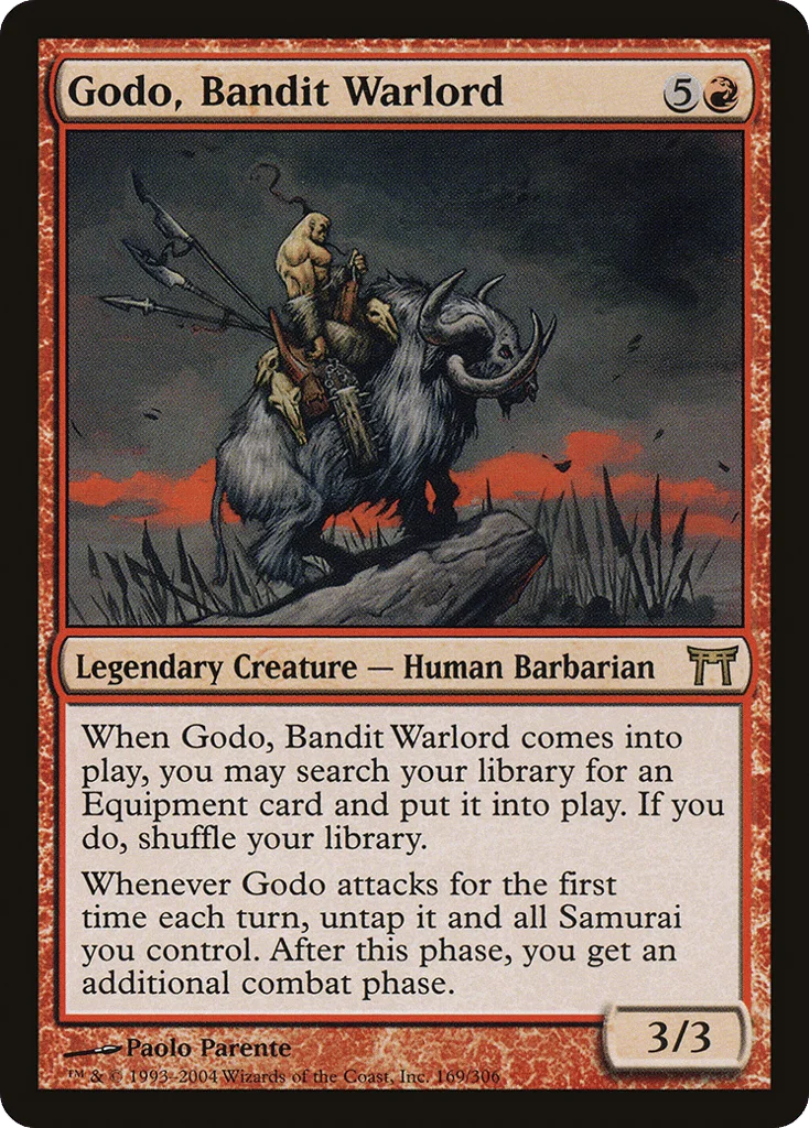 Godo, Bandit Warlord · Champions of Kamigawa