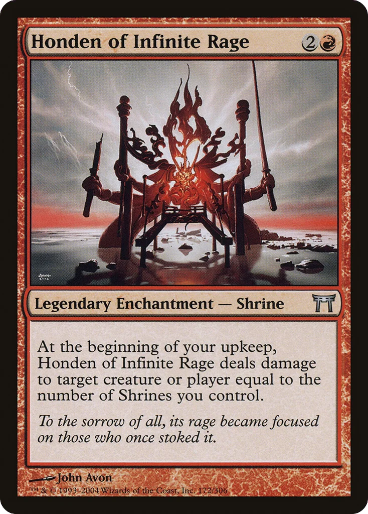 Honden of Infinite Rage · Champions of Kamigawa