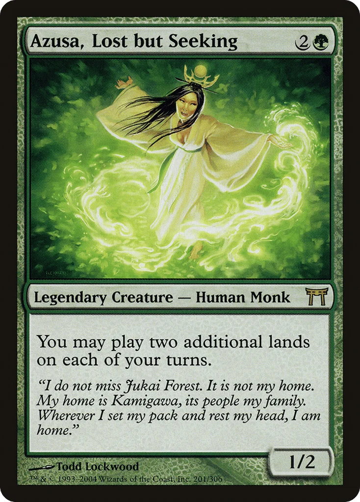 Azusa, Lost but Seeking · Champions of Kamigawa