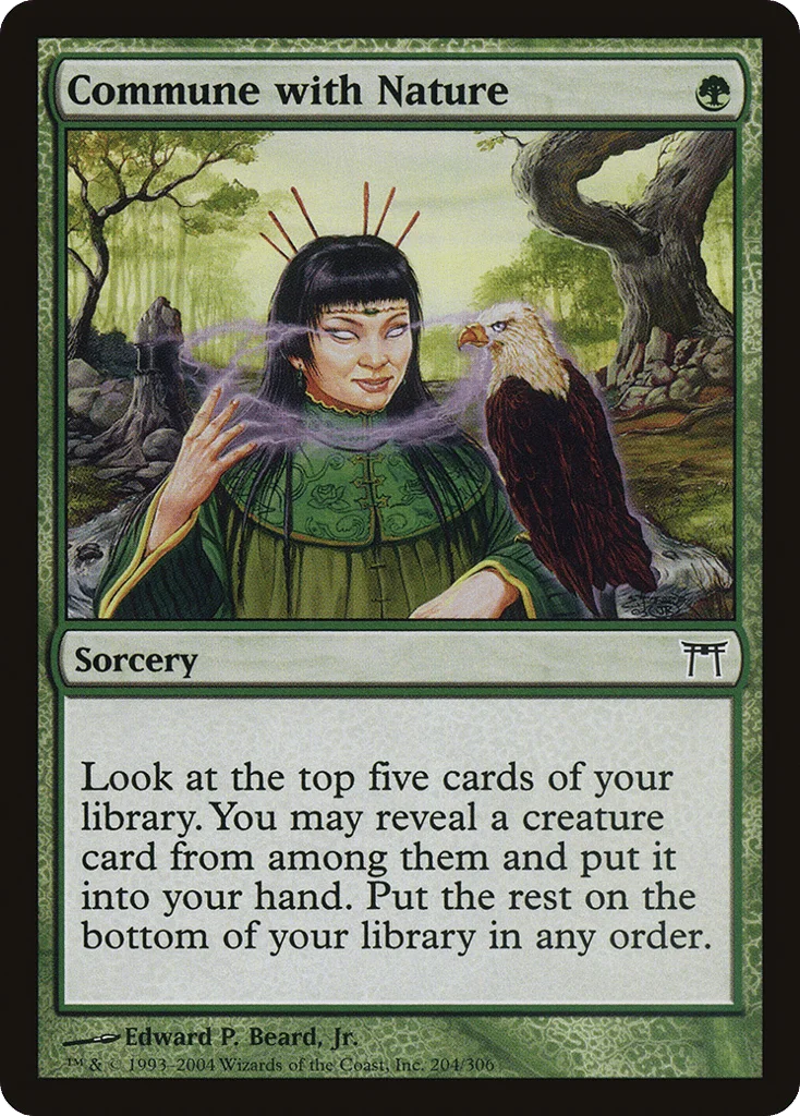 Commune with Nature · Champions of Kamigawa