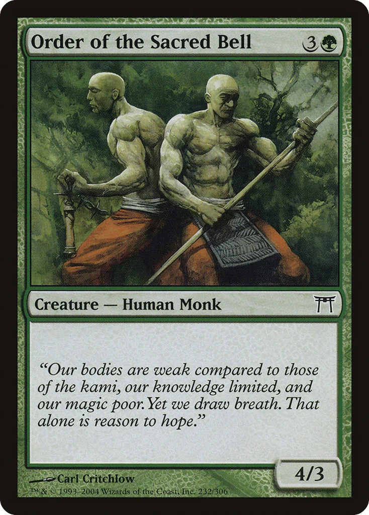 Order of the Sacred Bell · Champions of Kamigawa