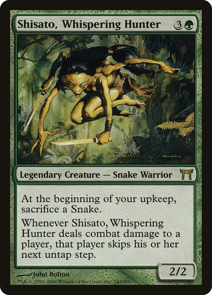 Shisato, Whispering Hunter · Champions of Kamigawa