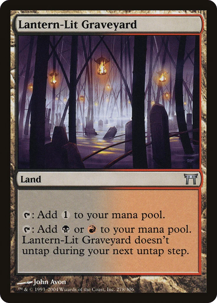 Lantern-Lit Graveyard · Champions of Kamigawa