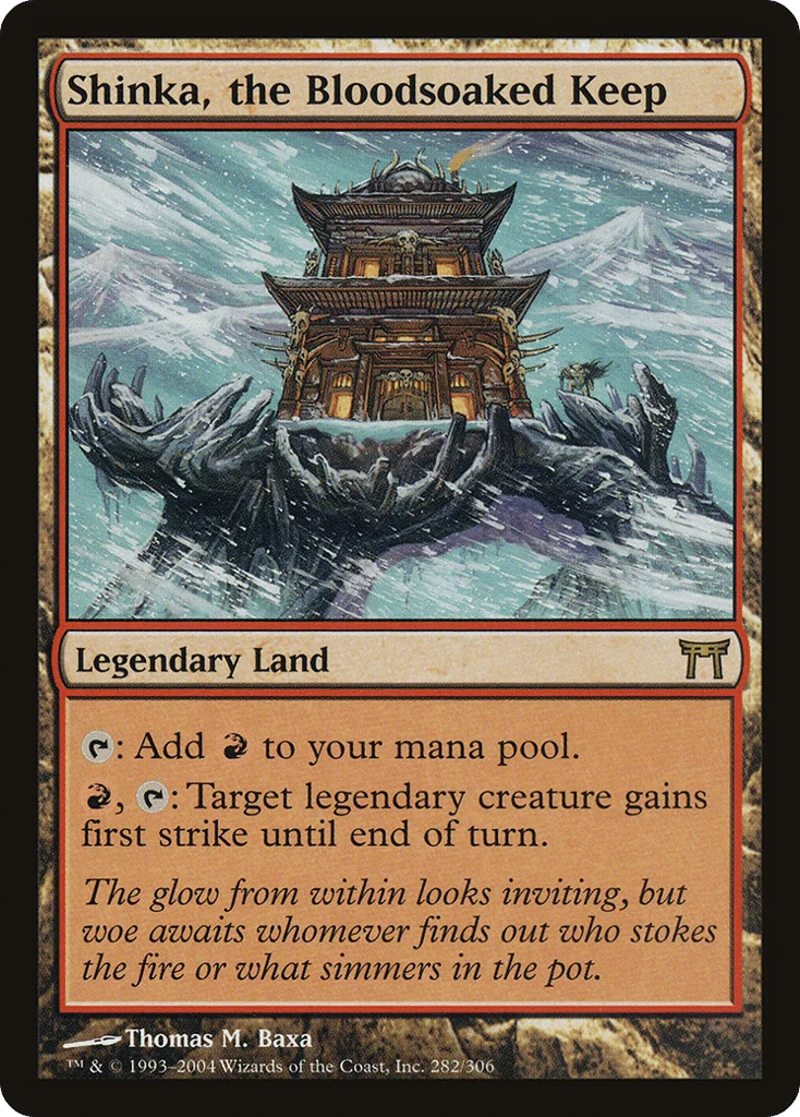 Shinka, the Bloodsoaked Keep · Champions of Kamigawa