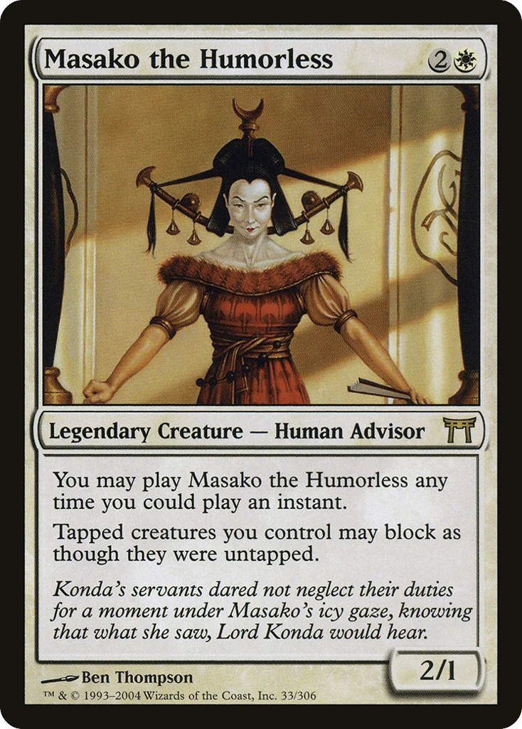 Masako the Humorless · Champions of Kamigawa