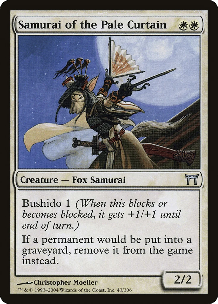Samurai of the Pale Curtain · Champions of Kamigawa