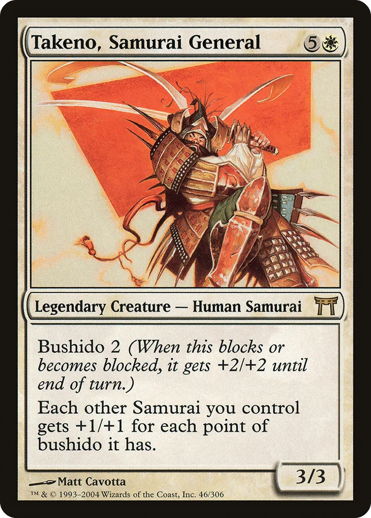 Takeno, Samurai General · Champions of Kamigawa