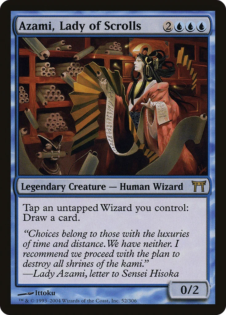 Azami, Lady of Scrolls · Champions of Kamigawa