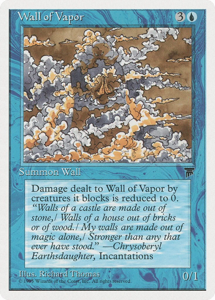 Wall of Vapor · Chronicles