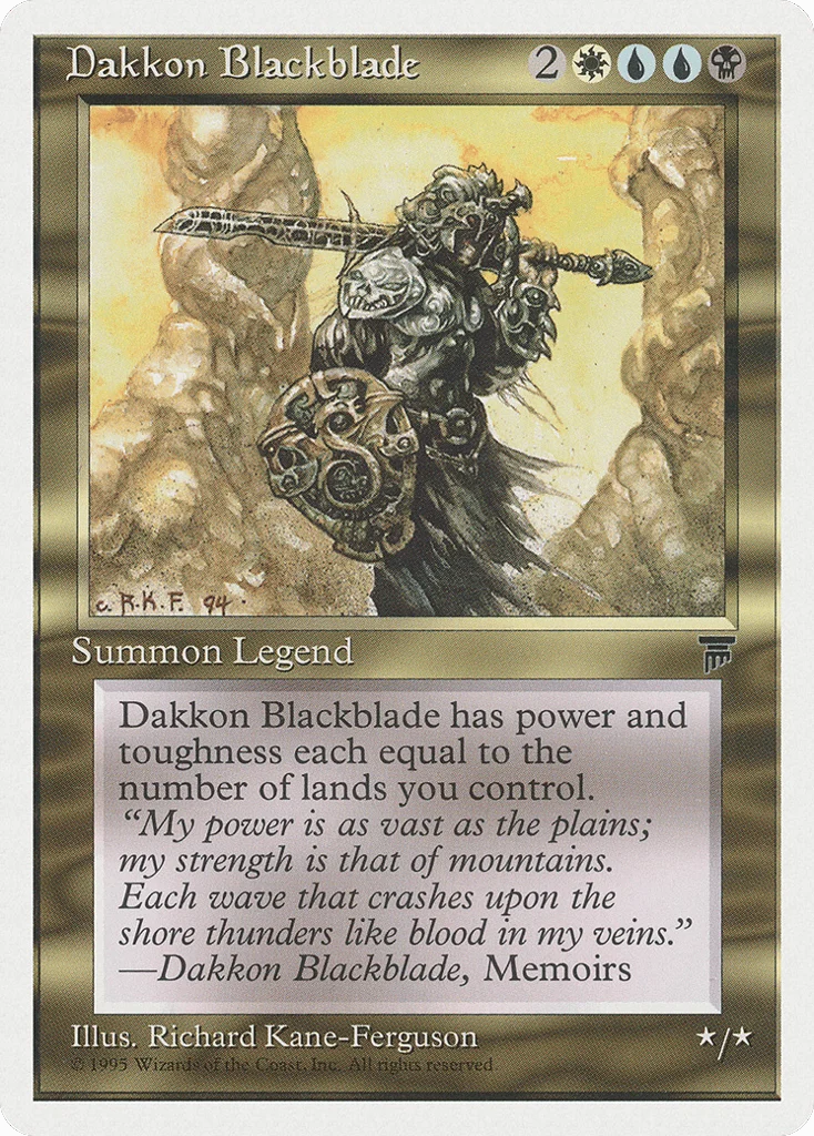 Dakkon Blackblade · Chronicles