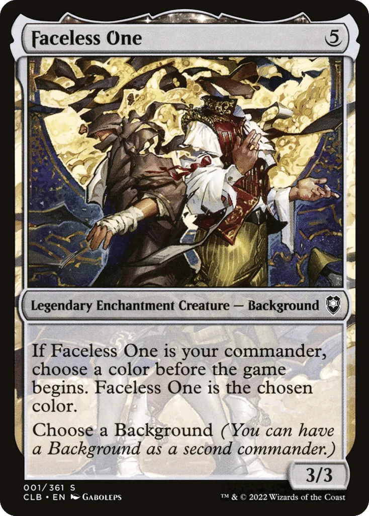 Faceless One · Commander Legends: Battle for Baldur's Gate