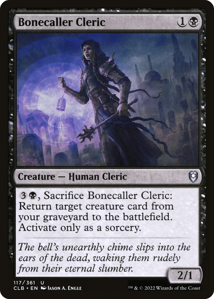 Bonecaller Cleric · Commander Legends: Battle for Baldur's Gate