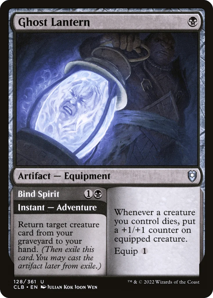 Ghost Lantern // Bind Spirit · Commander Legends: Battle for Baldur's Gate