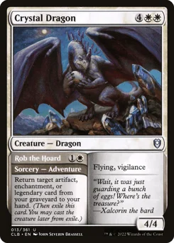 Crystal Dragon // Rob the Hoard