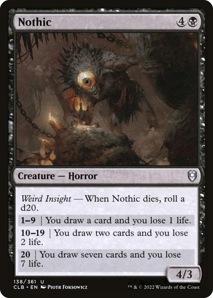 Nothic · Commander Legends: Battle for Baldur's Gate