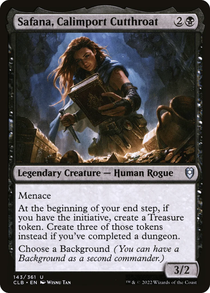 Safana, Calimport Cutthroat · Commander Legends: Battle for Baldur's Gate