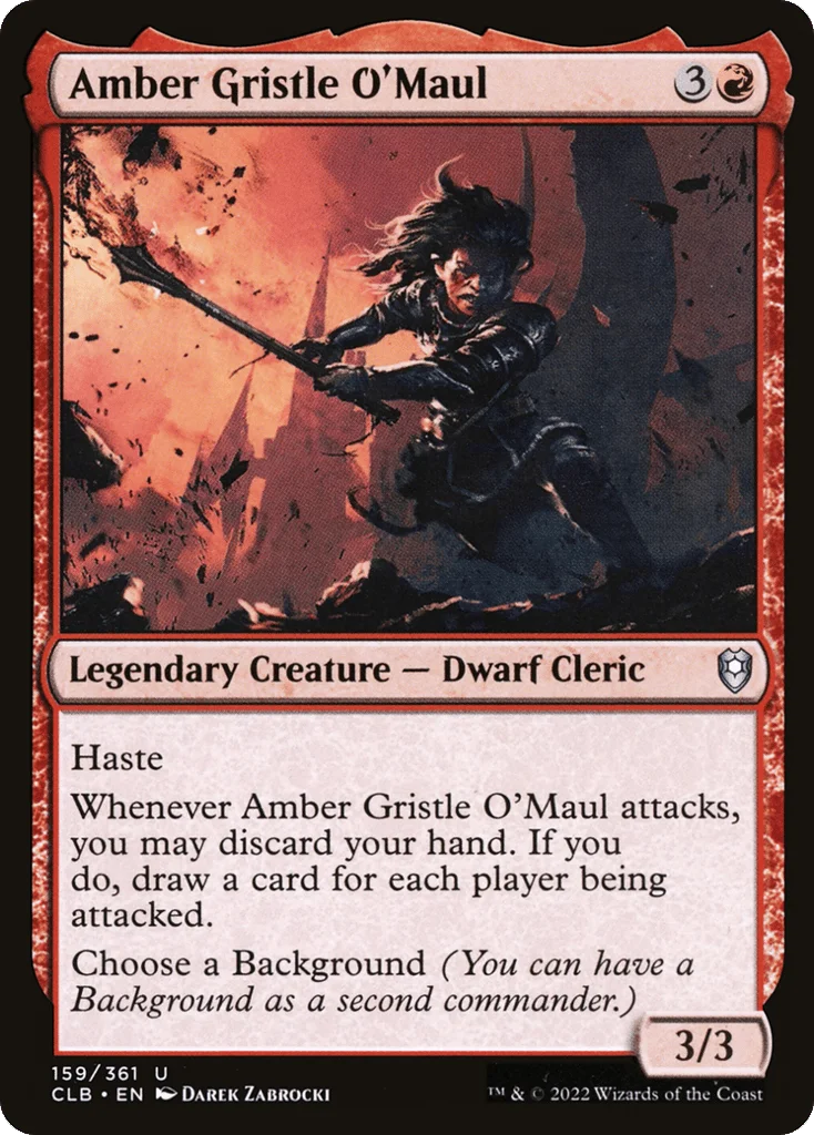 Amber Gristle O'Maul · Commander Legends: Battle for Baldur's Gate