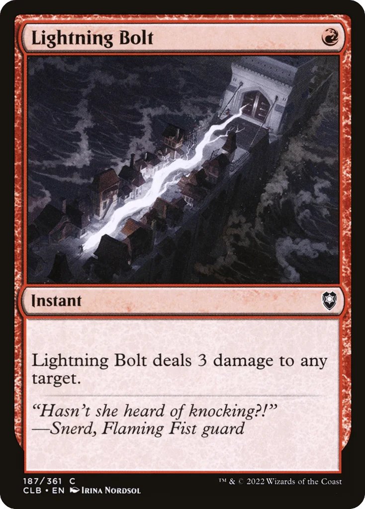 Lightning Bolt · Commander Legends: Battle for Baldur's Gate