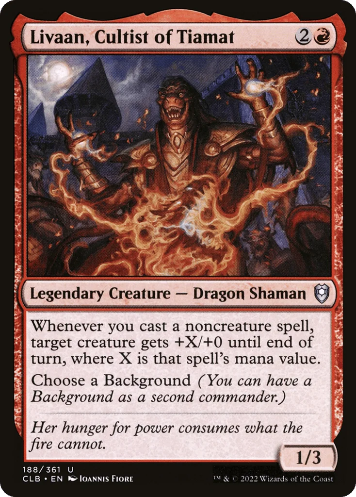 Livaan, Cultist of Tiamat · Commander Legends: Battle for Baldur's Gate