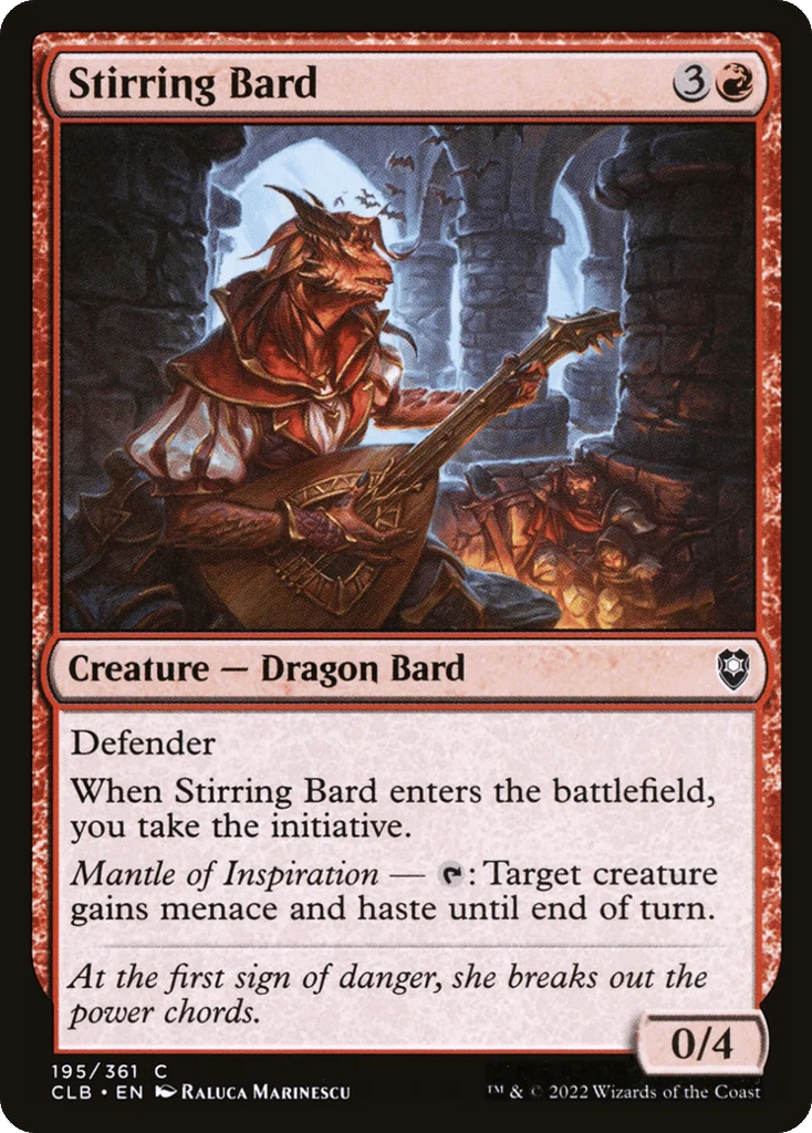 Stirring Bard · Commander Legends: Battle for Baldur's Gate