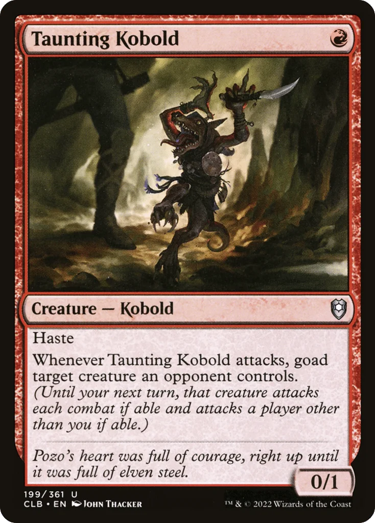 Taunting Kobold · Commander Legends: Battle for Baldur's Gate