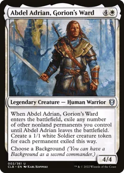 Abdel Adrian, Gorion's Ward