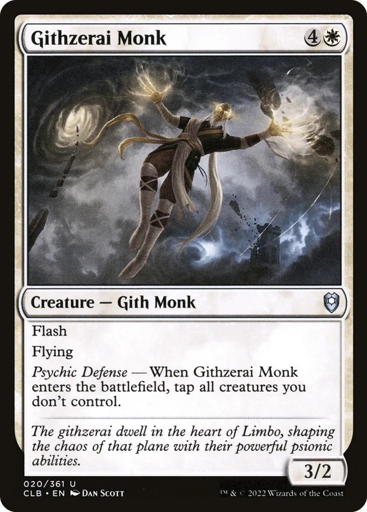 Githzerai Monk · Commander Legends: Battle for Baldur's Gate