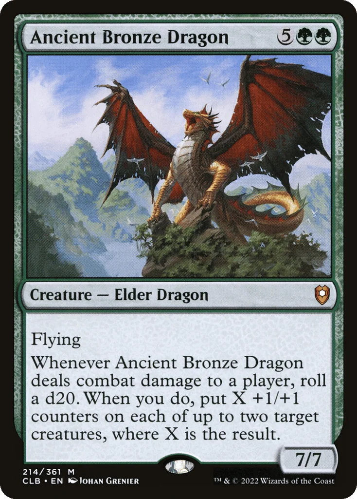 Ancient Bronze Dragon · Commander Legends: Battle for Baldur's Gate