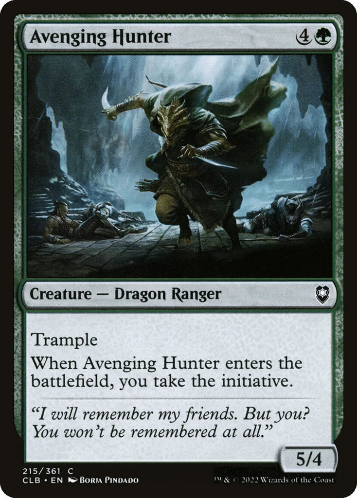 Avenging Hunter · Commander Legends: Battle for Baldur's Gate