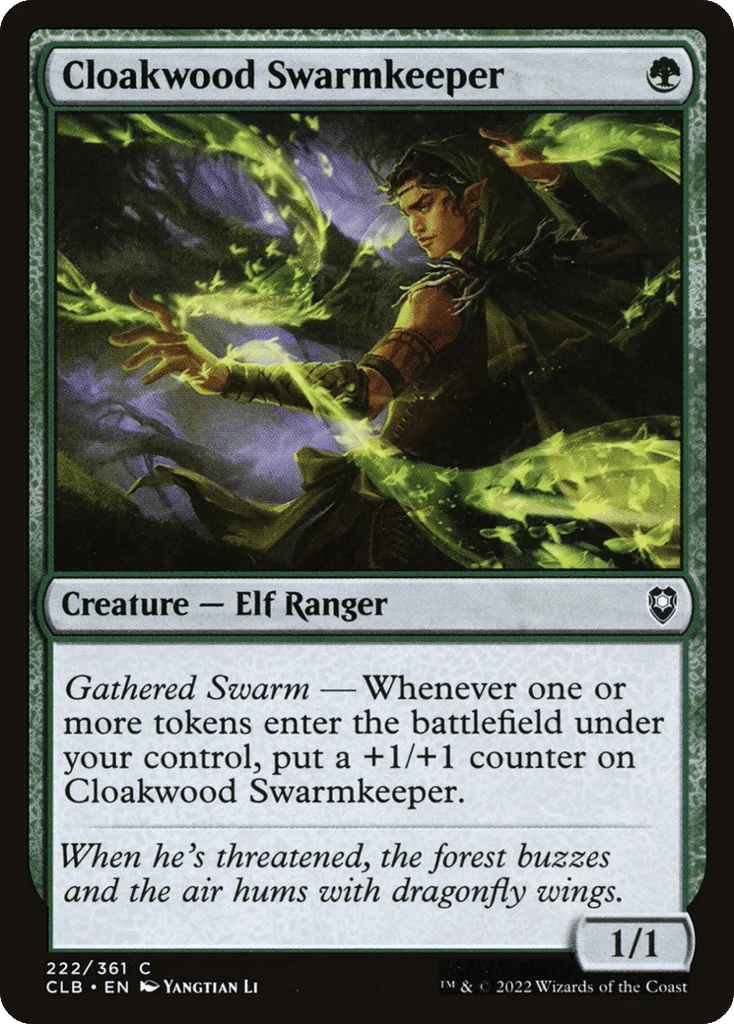 Cloakwood Swarmkeeper · Commander Legends: Battle for Baldur's Gate