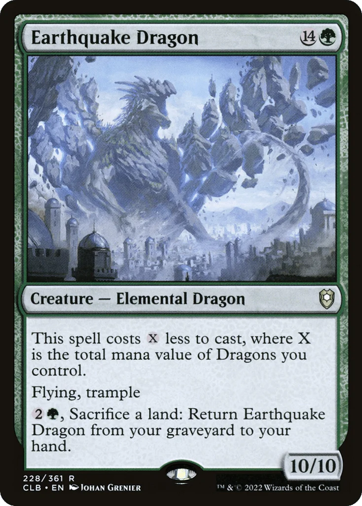 Earthquake Dragon · Commander Legends: Battle for Baldur's Gate