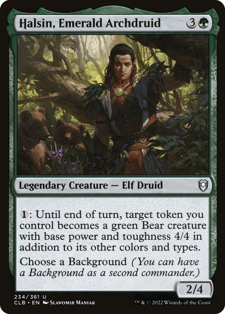 Halsin, Emerald Archdruid · Commander Legends: Battle for Baldur's Gate