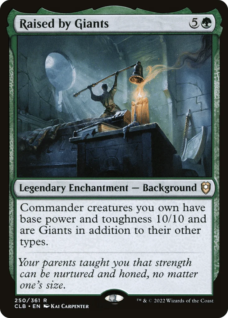 Raised by Giants · Commander Legends: Battle for Baldur's Gate