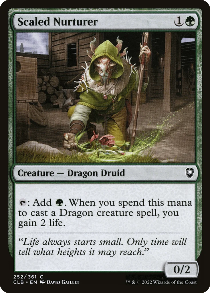 Scaled Nurturer · Commander Legends: Battle for Baldur's Gate