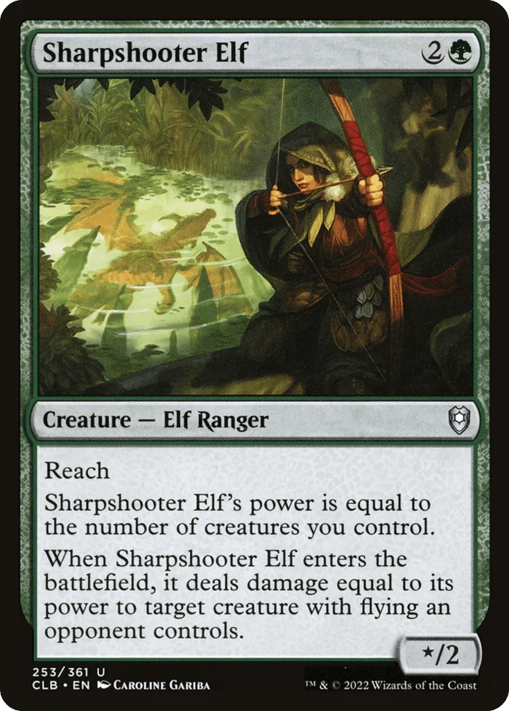 Sharpshooter Elf · Commander Legends: Battle for Baldur's Gate