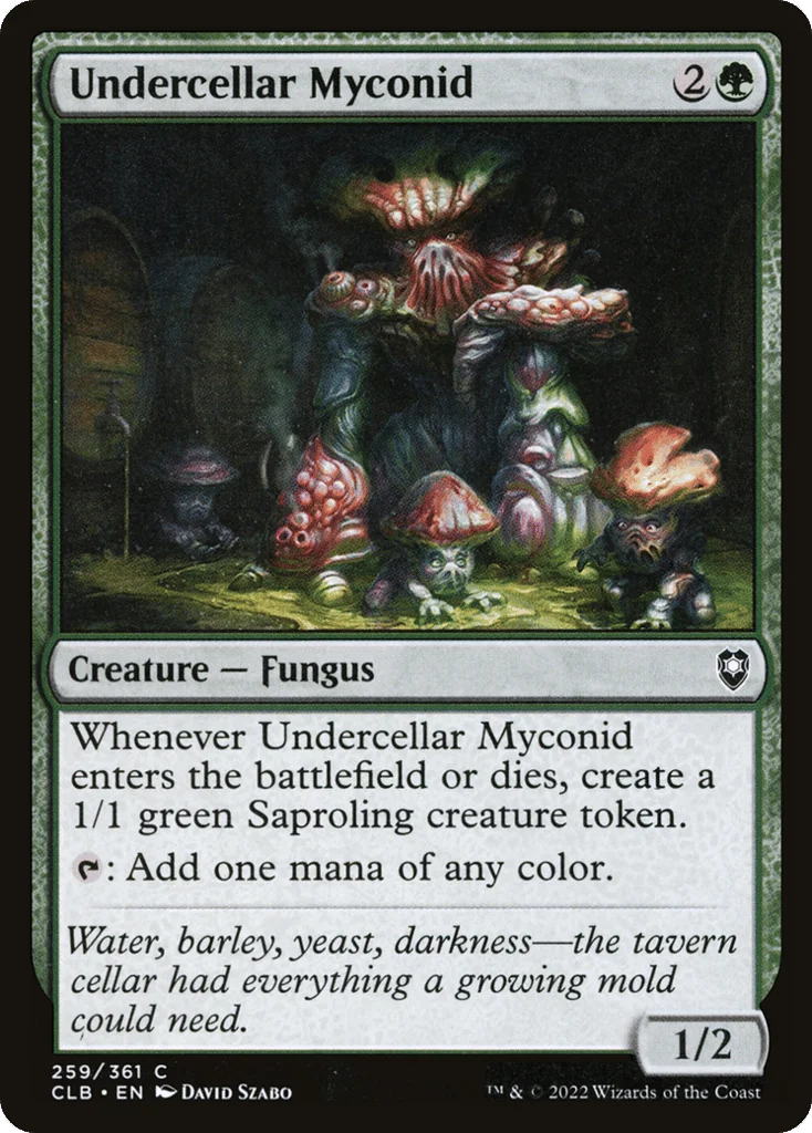 Undercellar Myconid · Commander Legends: Battle for Baldur's Gate