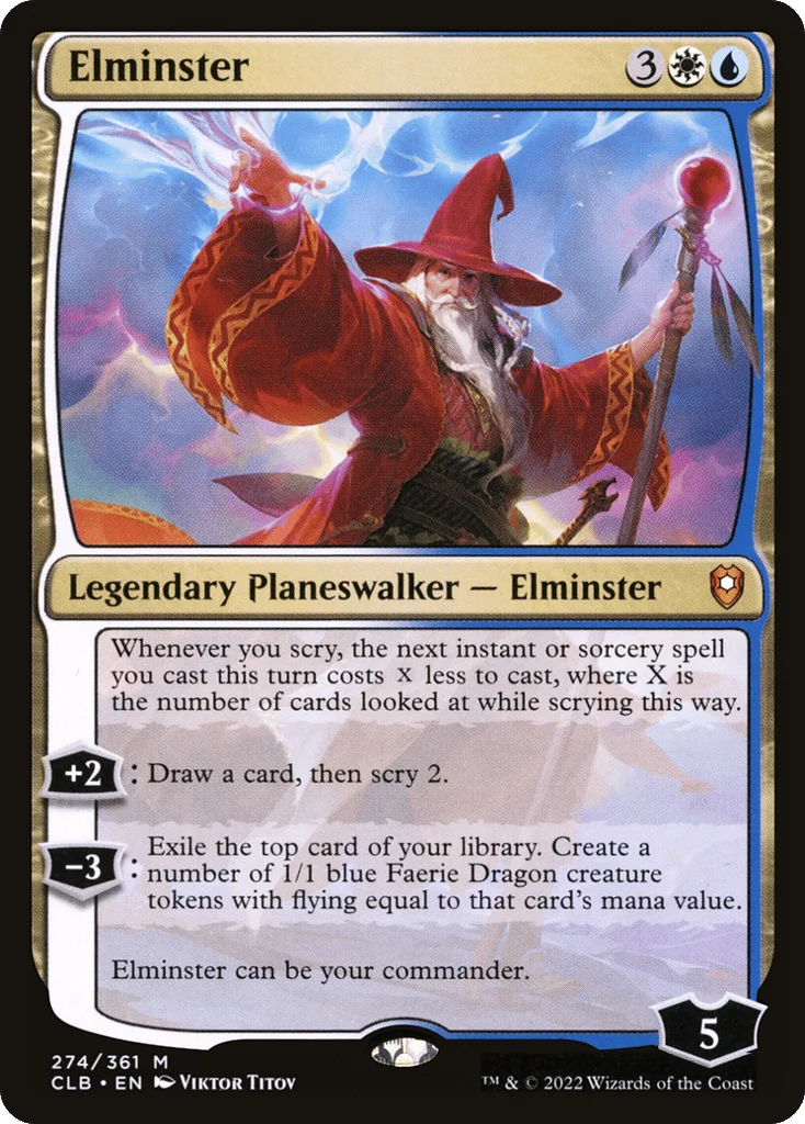Elminster · Commander Legends: Battle for Baldur's Gate