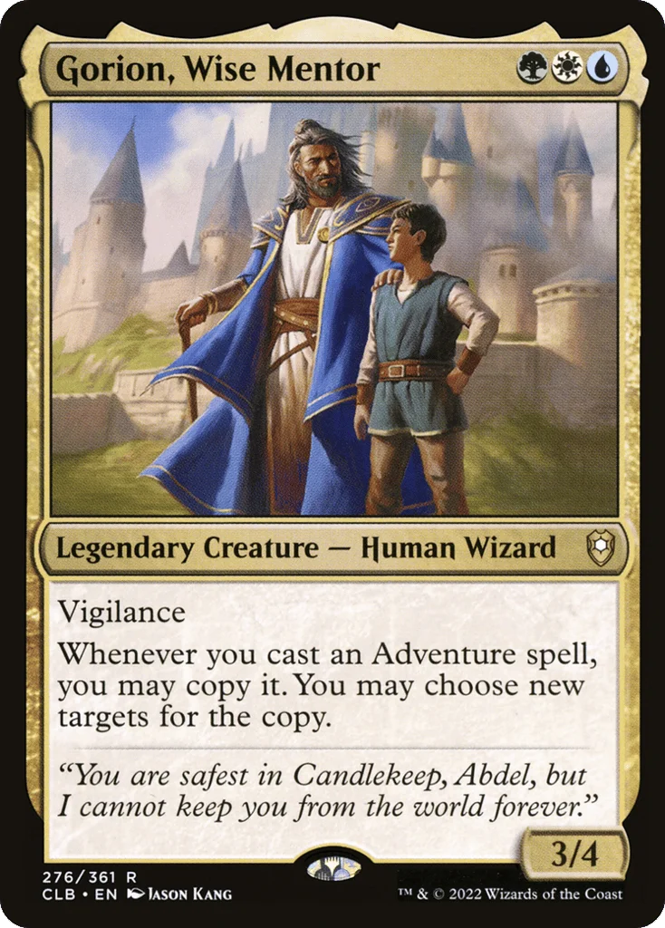 Gorion, Wise Mentor · Commander Legends: Battle for Baldur's Gate