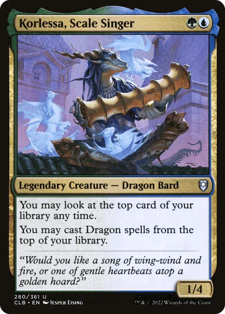 Korlessa, Scale Singer · Commander Legends: Battle for Baldur's Gate