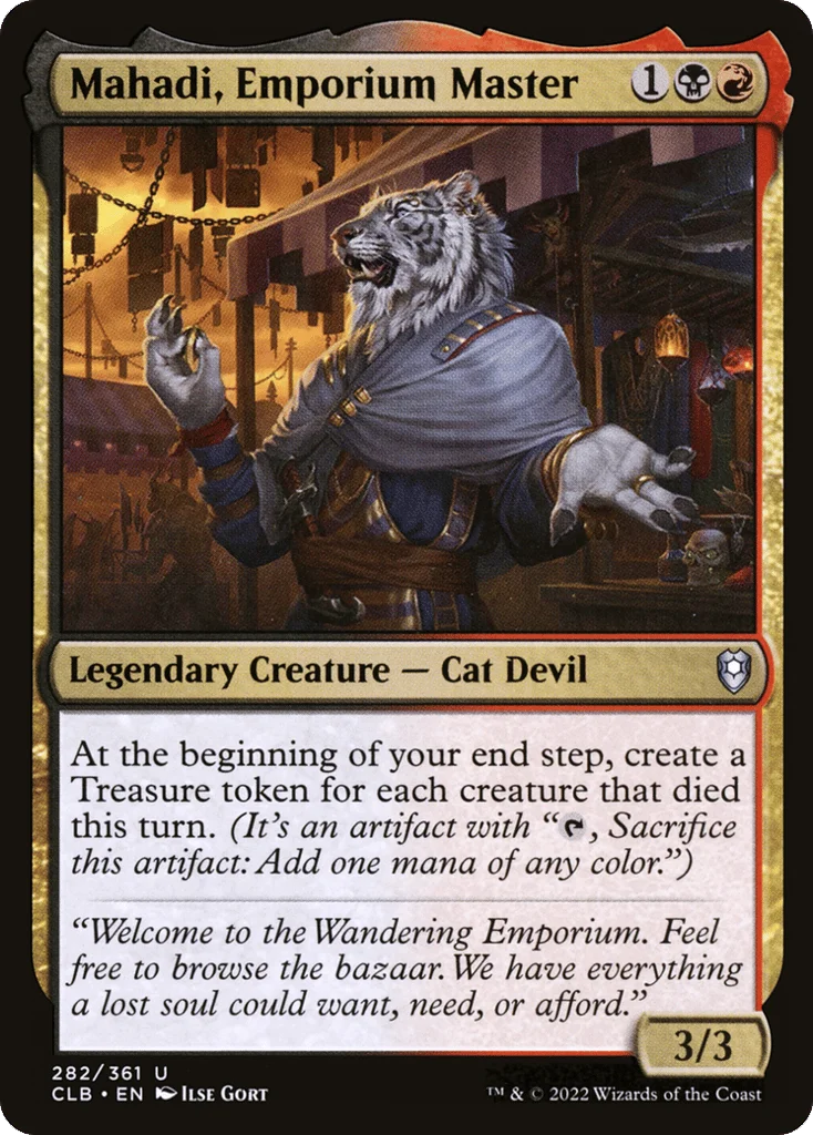 Mahadi, Emporium Master · Commander Legends: Battle for Baldur's Gate