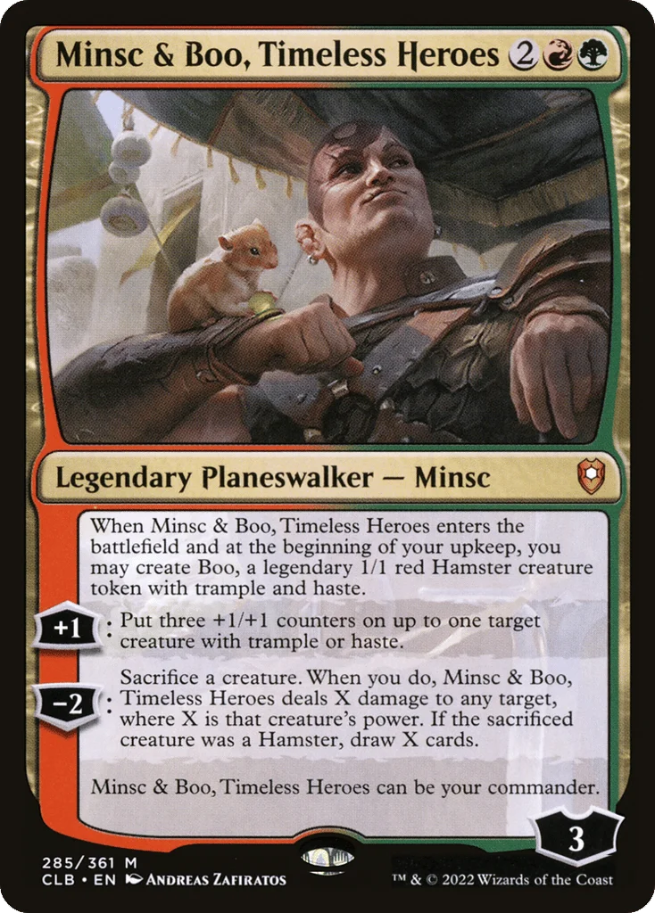 Minsc & Boo, Timeless Heroes · Commander Legends: Battle for Baldur's Gate