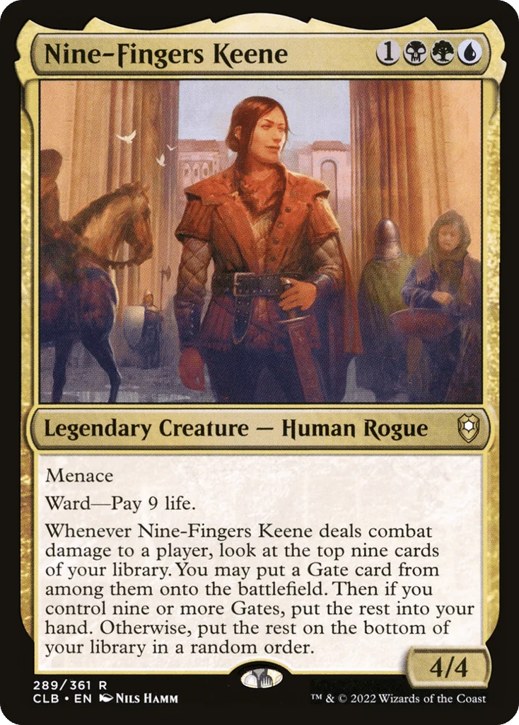 Nine-Fingers Keene · Commander Legends: Battle for Baldur's Gate