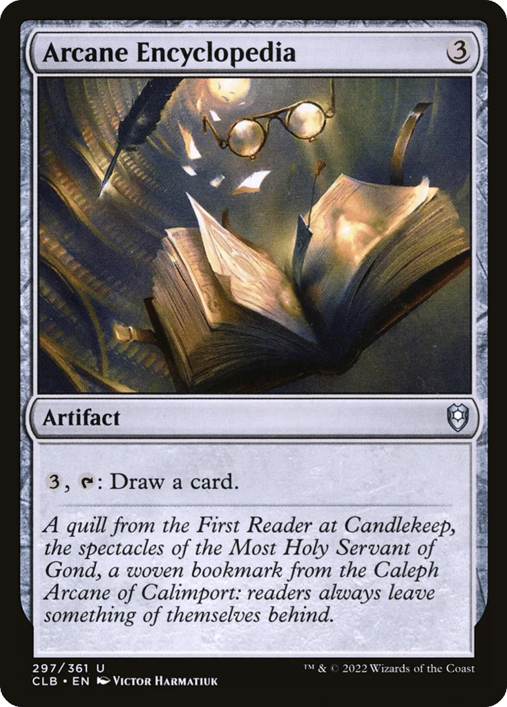 Arcane Encyclopedia · Commander Legends: Battle for Baldur's Gate