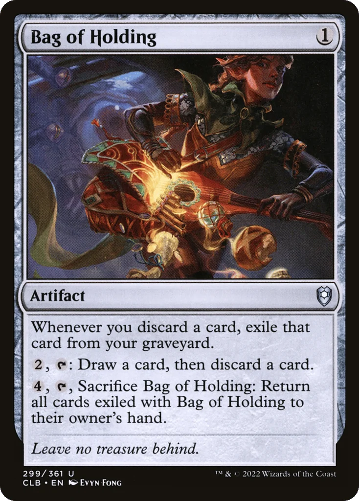 Bag of Holding · Commander Legends: Battle for Baldur's Gate