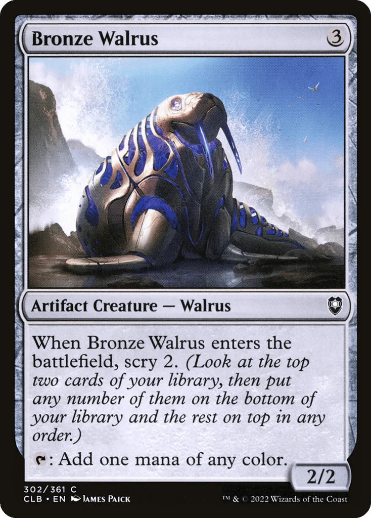 Bronze Walrus · Commander Legends: Battle for Baldur's Gate