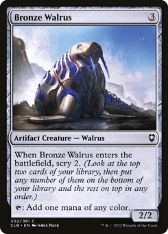 Bronze Walrus