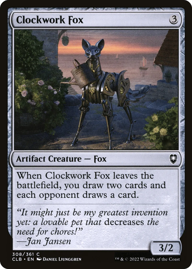 Clockwork Fox · Commander Legends: Battle for Baldur's Gate