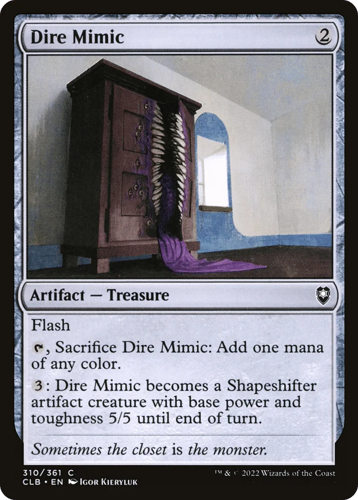 Dire Mimic · Commander Legends: Battle for Baldur's Gate